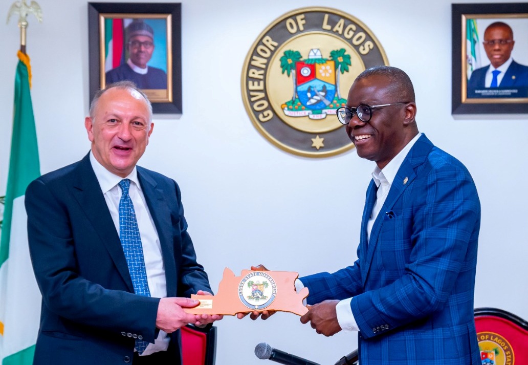 MANAGEMENT TEAM OF AFRICAN DATA CENTRES PAY COURTESY VISIT TO GOVERNOR SANWO-OLU